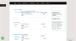 Desktop Screenshot of egypttouroperator.com